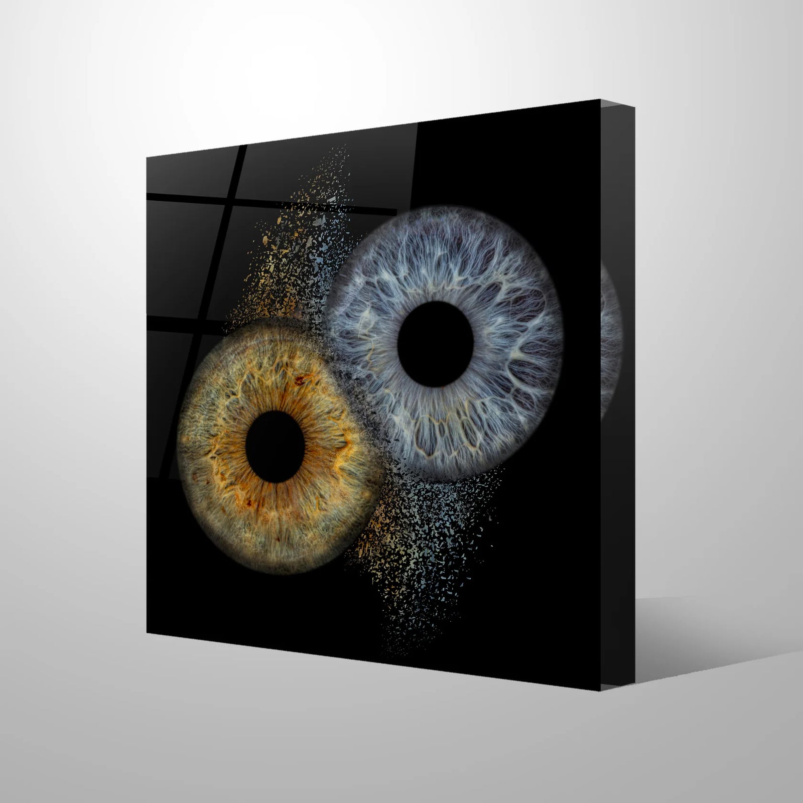 Harmony Iris Art on Acrylic Block